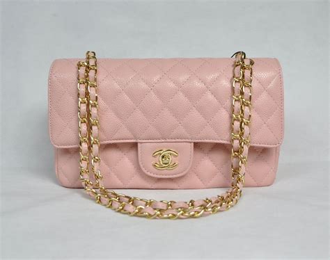 chanel pink gold bag|vintage chanel bag gold chain.